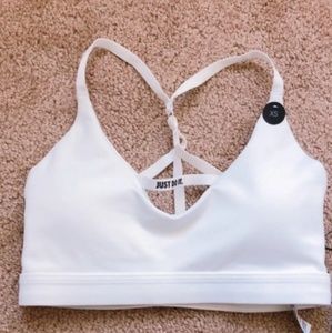 White Nike Sportsbra